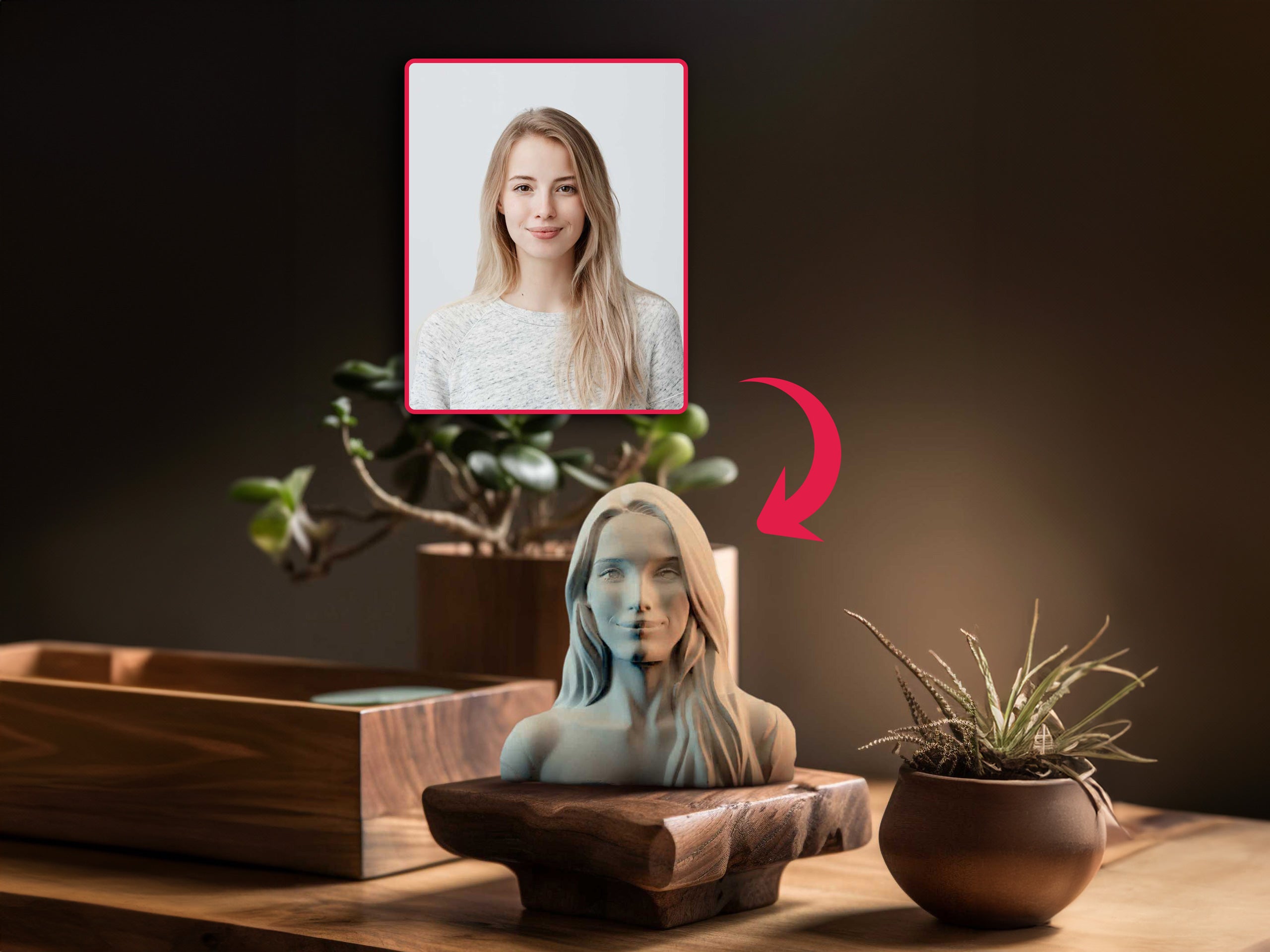 Original KREAVO 3D-Büste