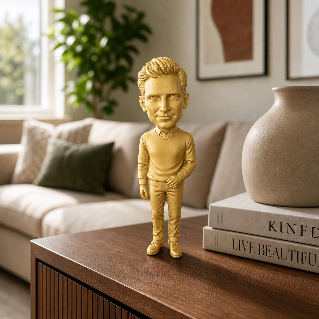 KREAVO 3D-Figur aus Foto – Gold