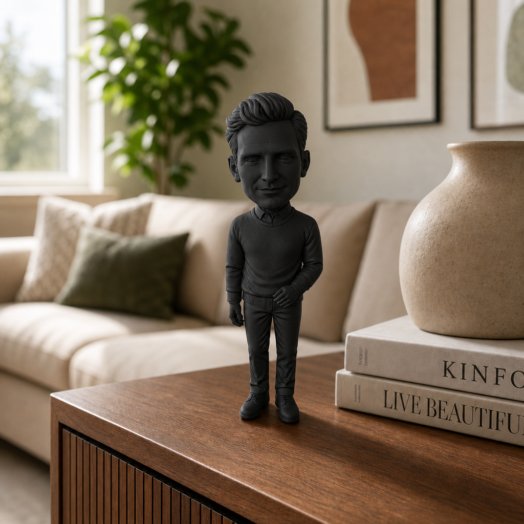 KREAVO 3D-Figur aus Foto – Schwarz