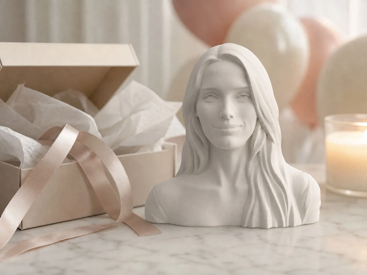 3D-Büste als originelles Geburtstagsgeschenk