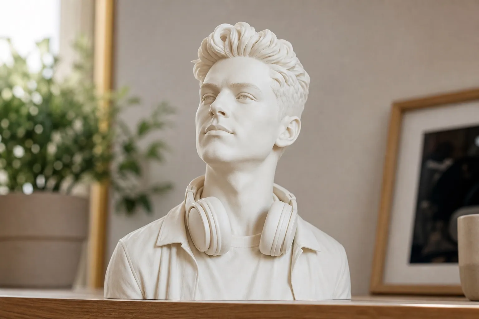 3D-Büste des persönlichen Idols als tägliche Inspiration